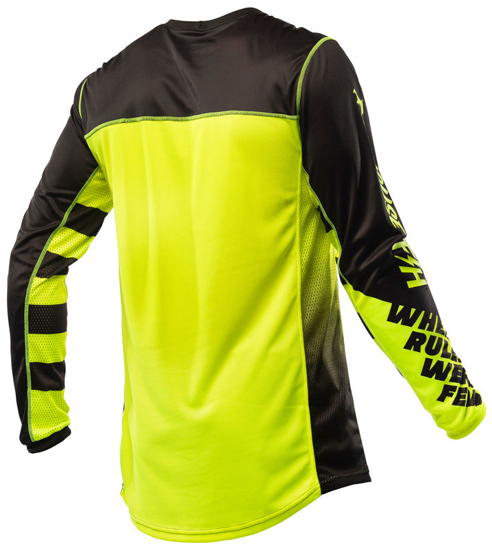 Fasthouse Grindhouse Riot Black Hi-Viz Jersey