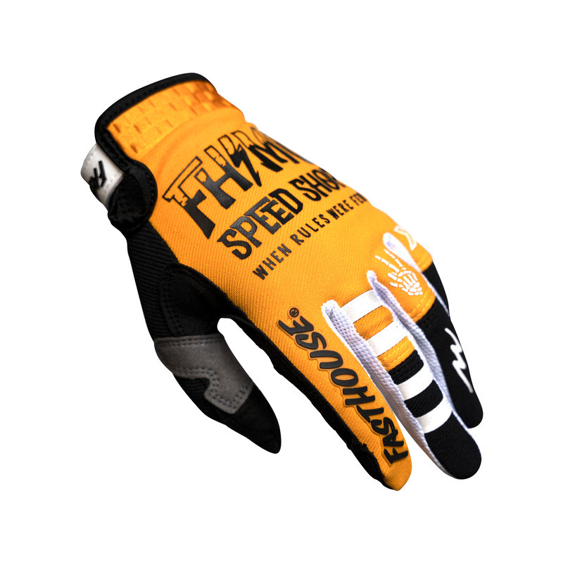 Fasthouse Youth Speed Style Brute Amber Gloves