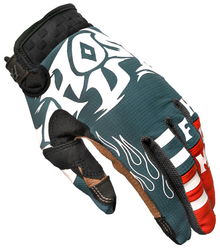 Fasthouse Youth Speed Style Bereman Black Red Gloves