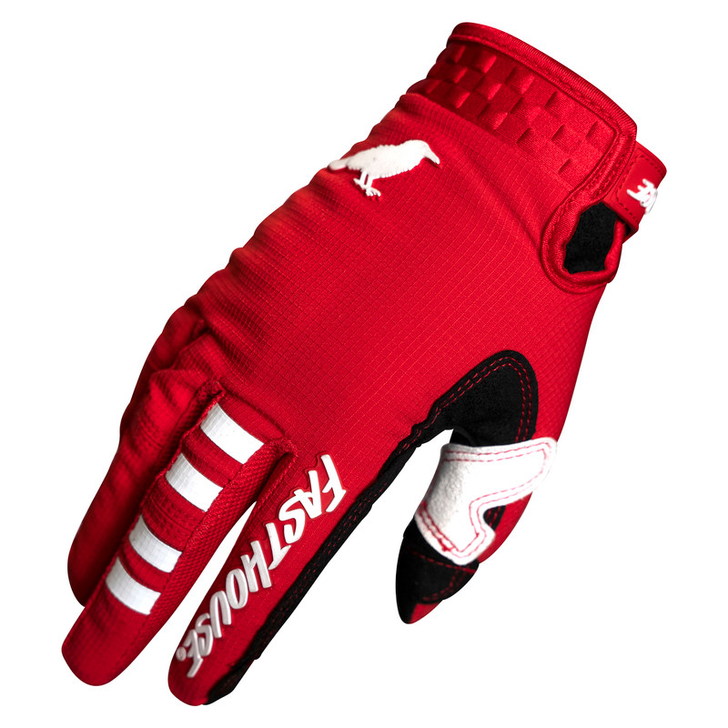 Fasthouse Elrod Air Red Gloves