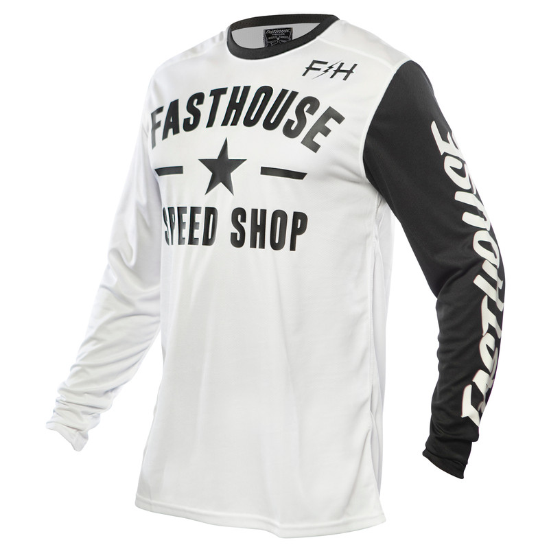 Fasthouse Carbon White Jersey