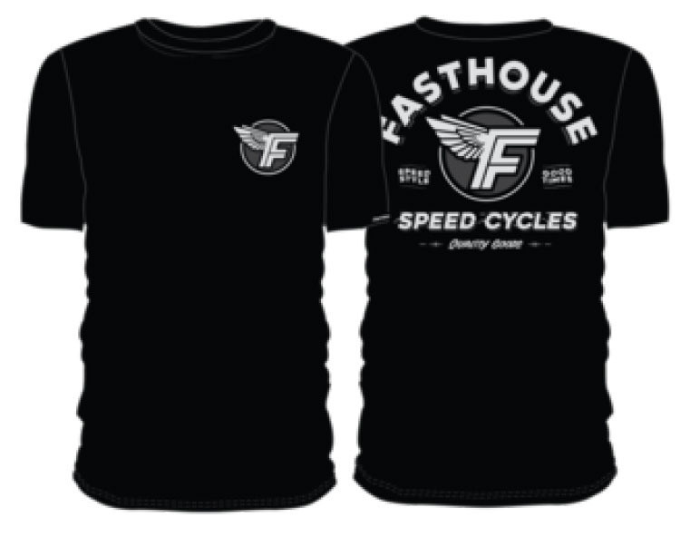 Fasthouse Malen Black T-Shirt