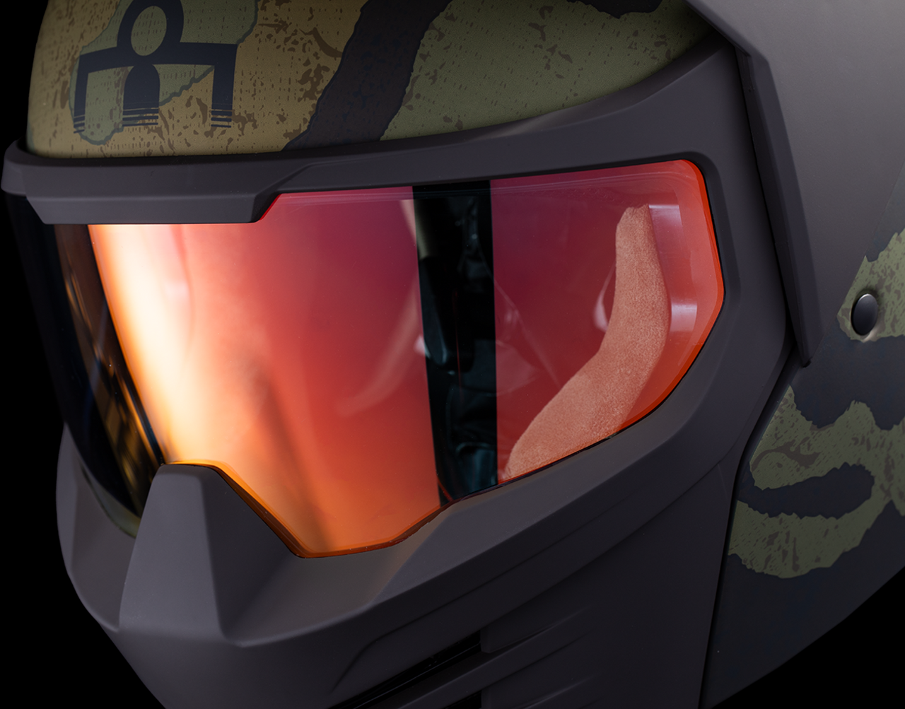 Icon Elsinore Magnacross Green Helmet
