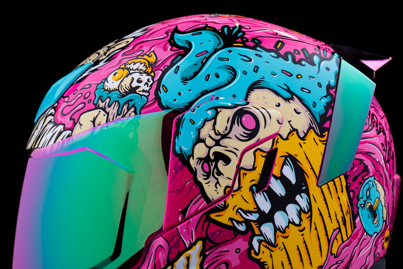 Icon Airflite Snack Attack MIPS Pink Helmet