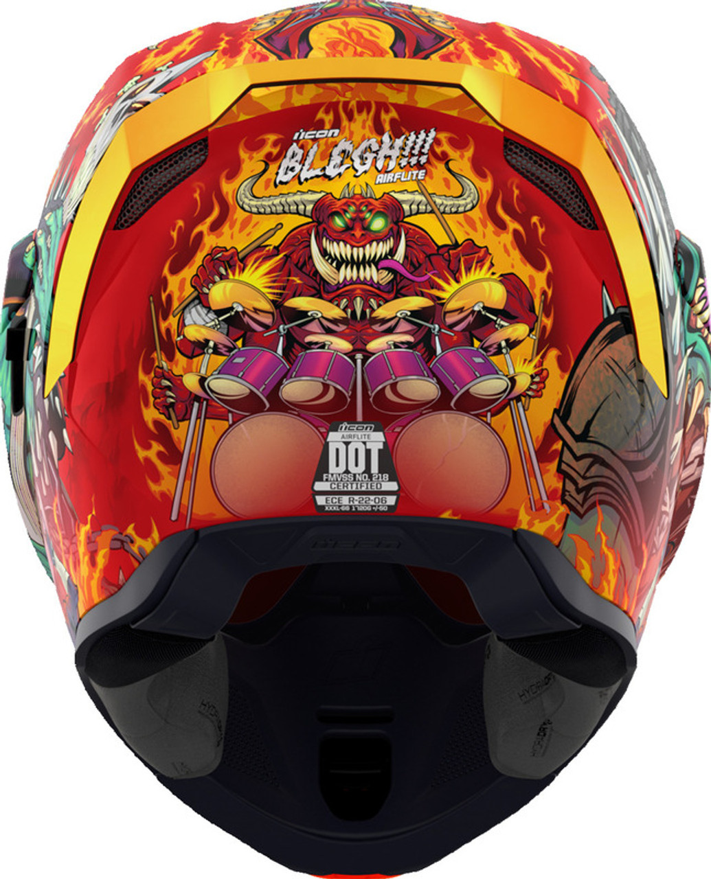 Icon Airflite Blegh MIPS Red Helmet