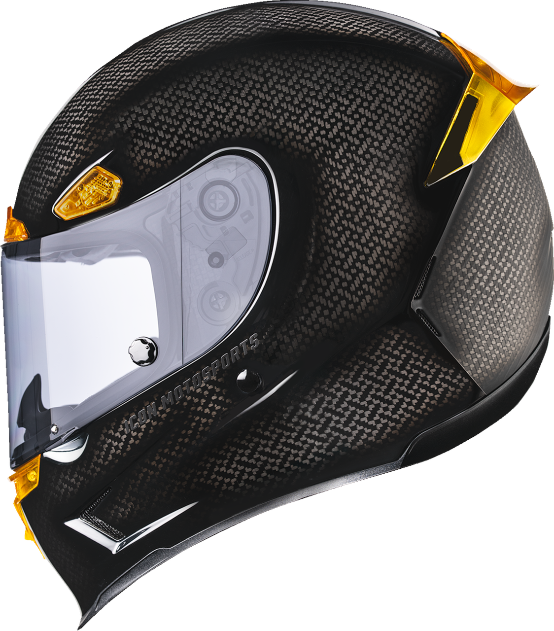 icon airframe black helmet Pro - Carbon 4Tress - Who needs graphics when the helmet itself is a work of art Icon Airframe Pro Helmet -