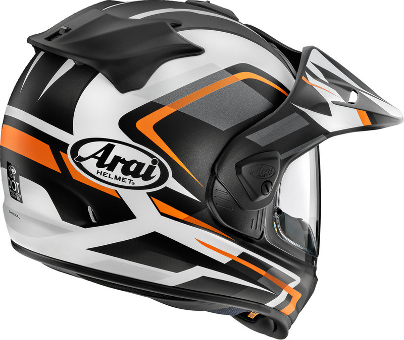 Arai XD-5 - Snell 2020 Discovery Orange Frost Helmet - Speed Addicts