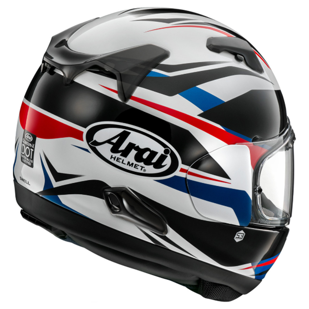 Arai Quantum-X - Snell 2020 Ray White Helmet