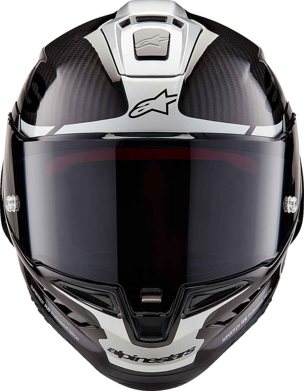 Alpinestars Supertech R10 Element Carbon Silver Black Helmet
