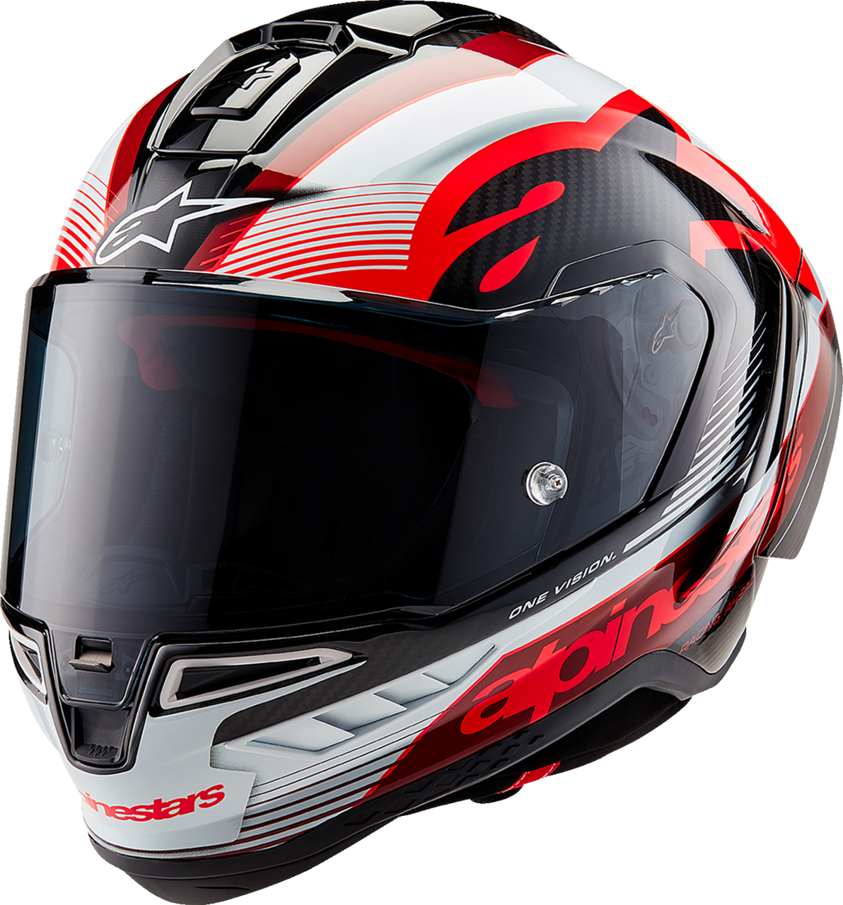 Alpinestars Supertech R10 Team Carbon Red White Helmet