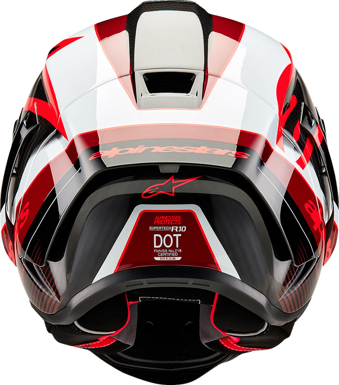 Alpinestars Supertech R10 Team Carbon Red White Helmet