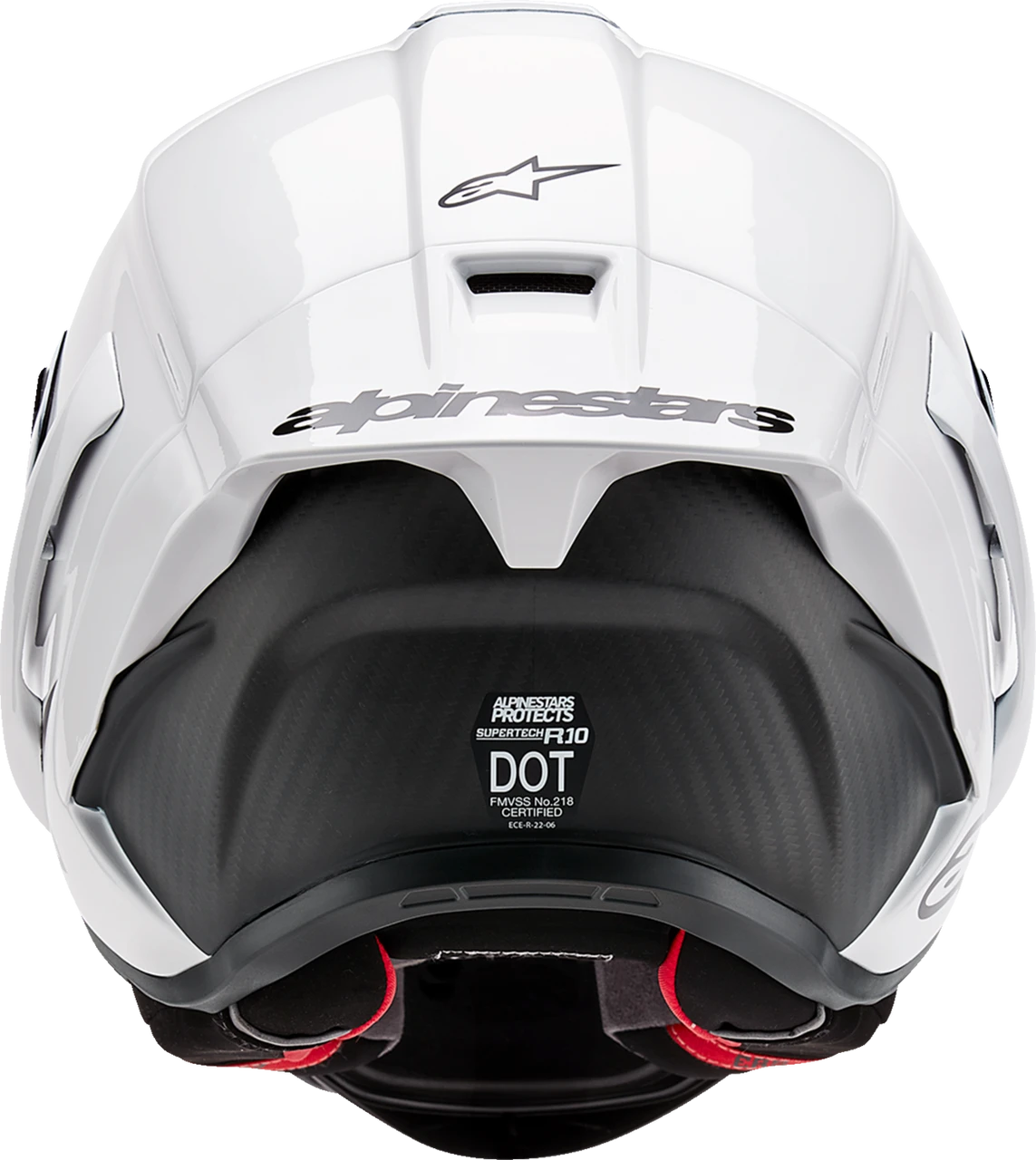 Alpinestars Supertech R10 Solid Gloss White Helmet