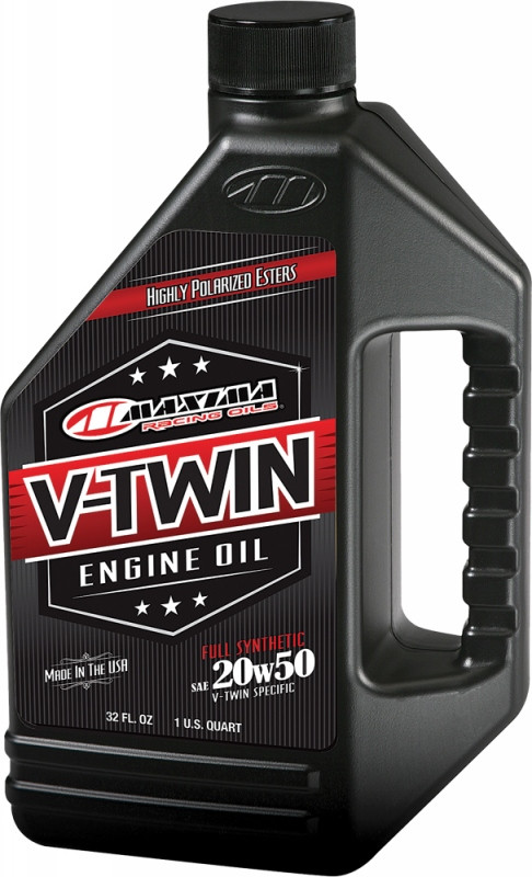 Maxima V-Twin Full Synthetic Engine Oil 20W-50 32Oz - 30-11901