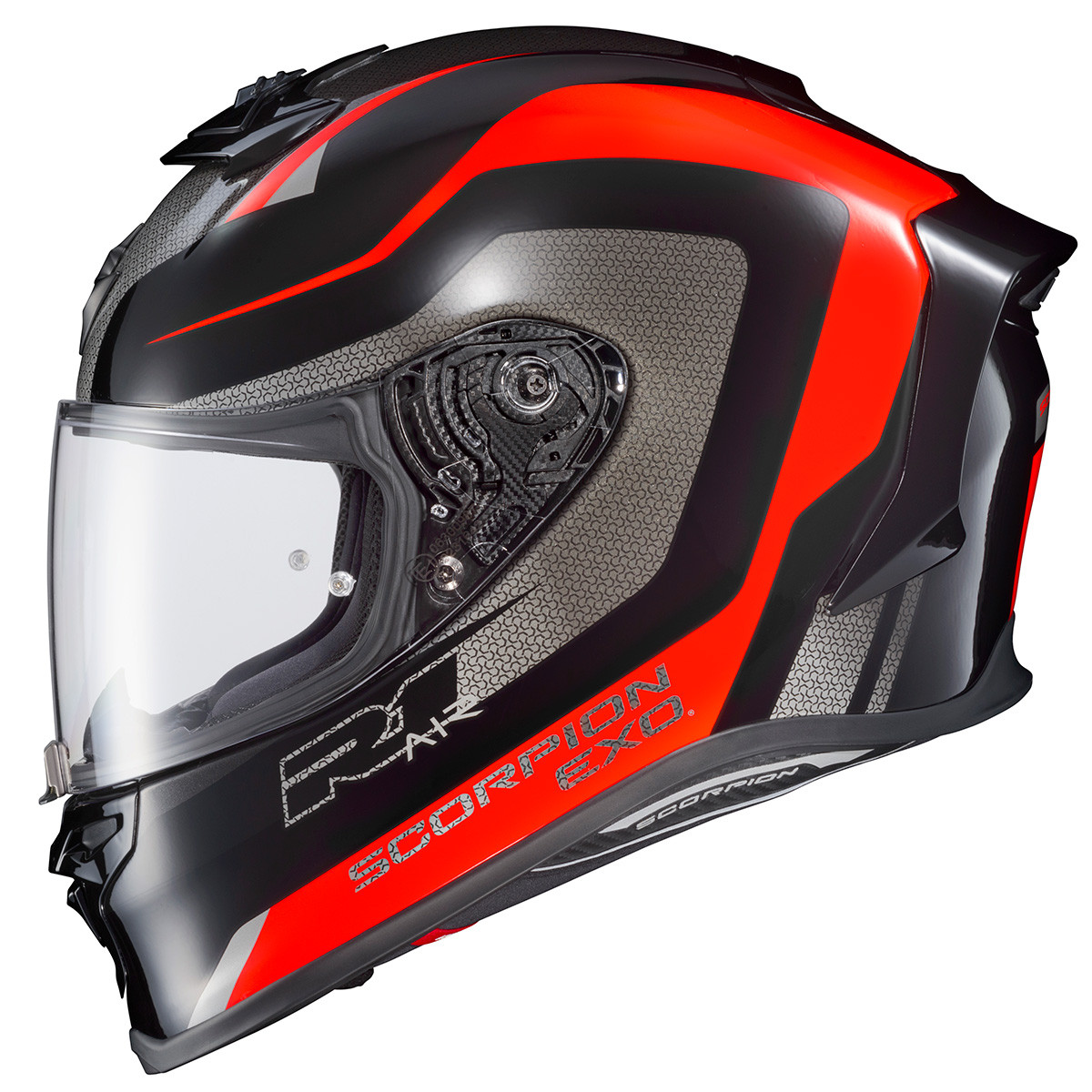 Scorpion EXO EXO-R1 Air Hive Red Black Helmet - Speed Addicts