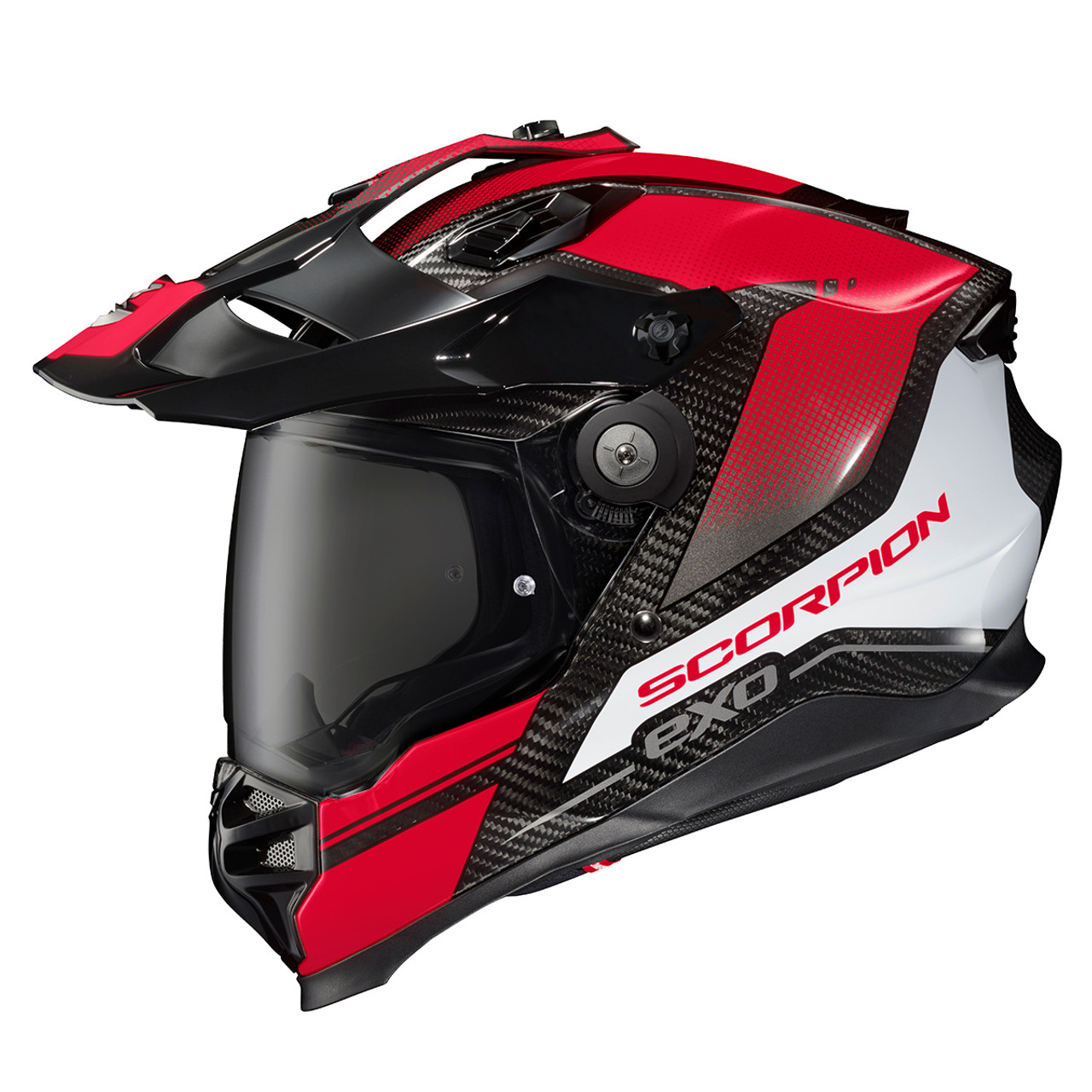 Scorpion EXO XT9000 Carbon Trailhead Dark Red Helmet