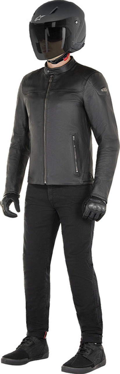 Alpinestars Blacktrack Black Leather Jacket