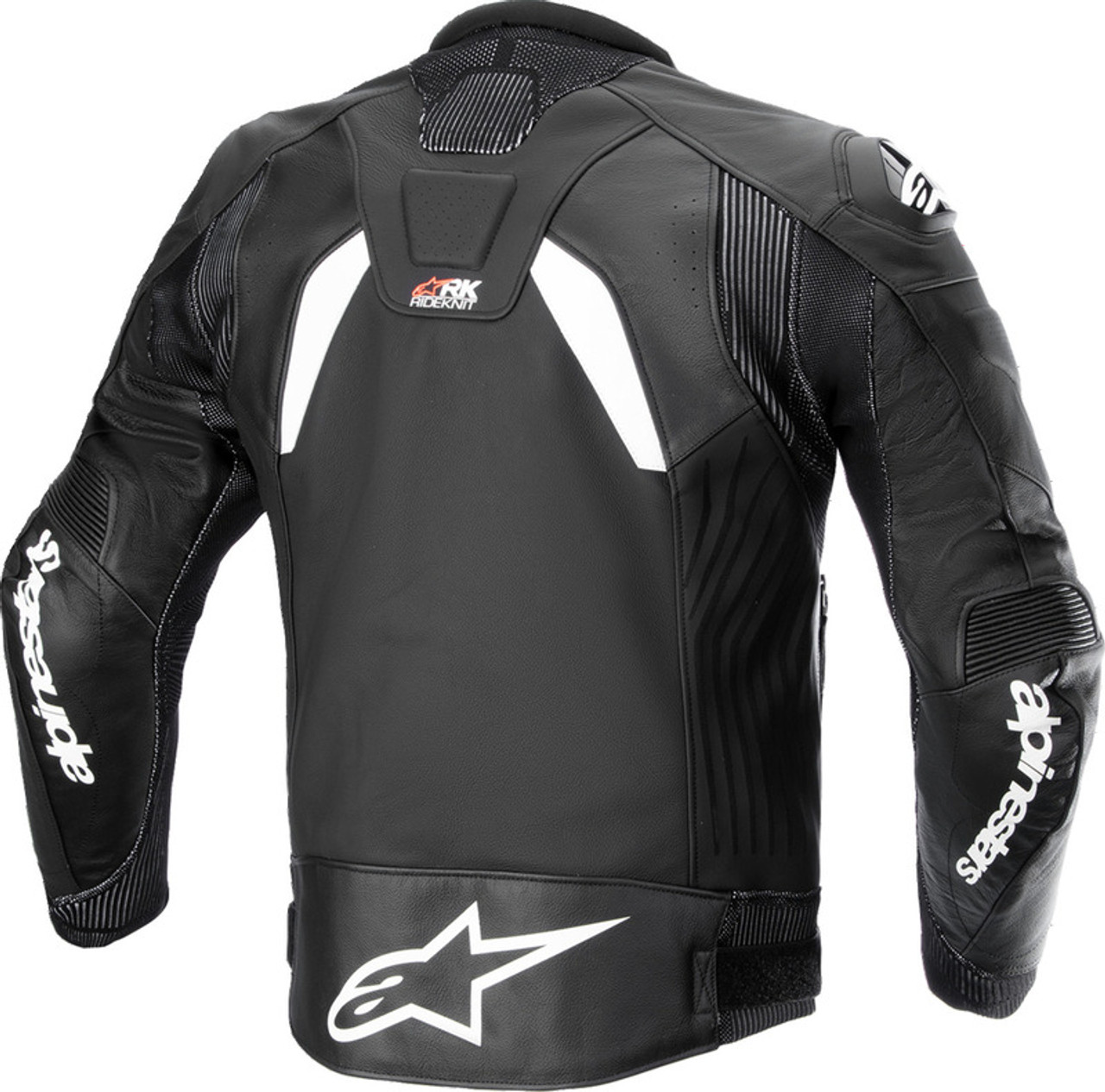 Alpinestars GP Plus R V4 Rideknit Black White Leather Jacket