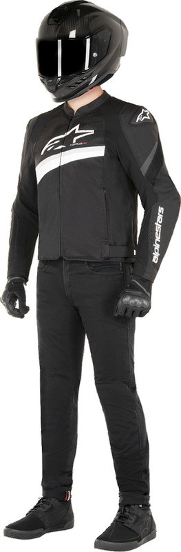 Alpinestars T-GP Plus R V4 Airflow Black White Jacket - Speed Addicts