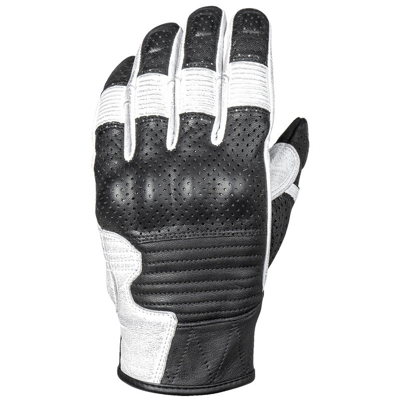Cortech Bully 2.0 White Black Leather Gloves