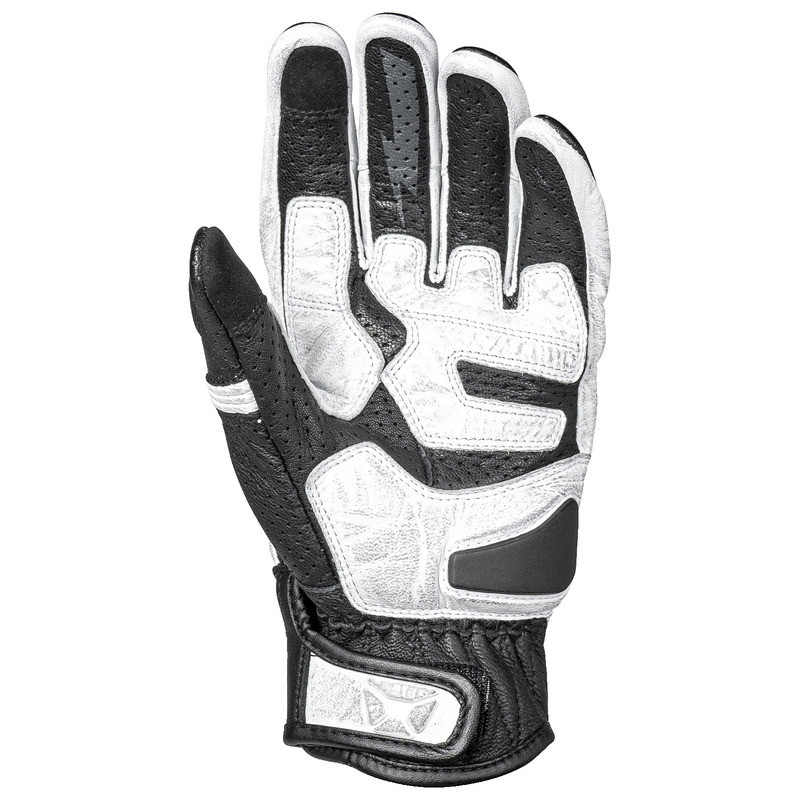 Cortech Bully 2.0 White Black Leather Gloves