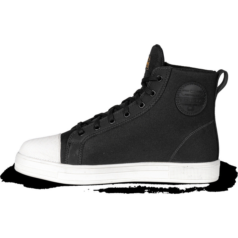Cortech Menace Riding Black White Shoes