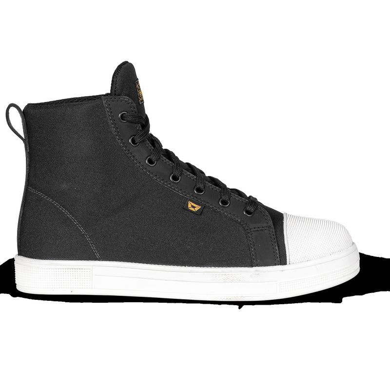 Cortech Menace Riding Black White Shoes