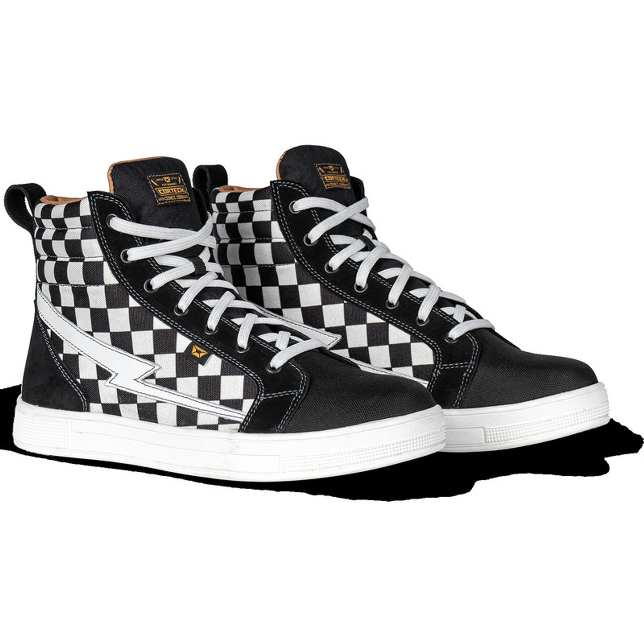 【PORTERNA】Road Checker Board Sneakers Vans Slip-On Checkerboard Skate Shoe - Little Kid - Black
