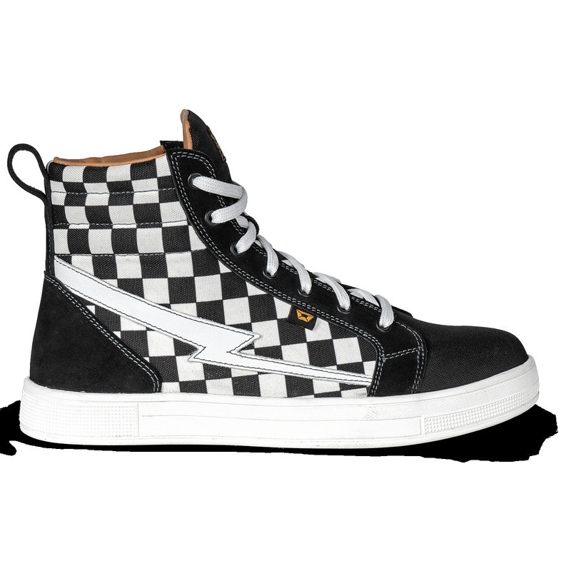 Cortech Slayer Limited Checkered Black White Shoes
