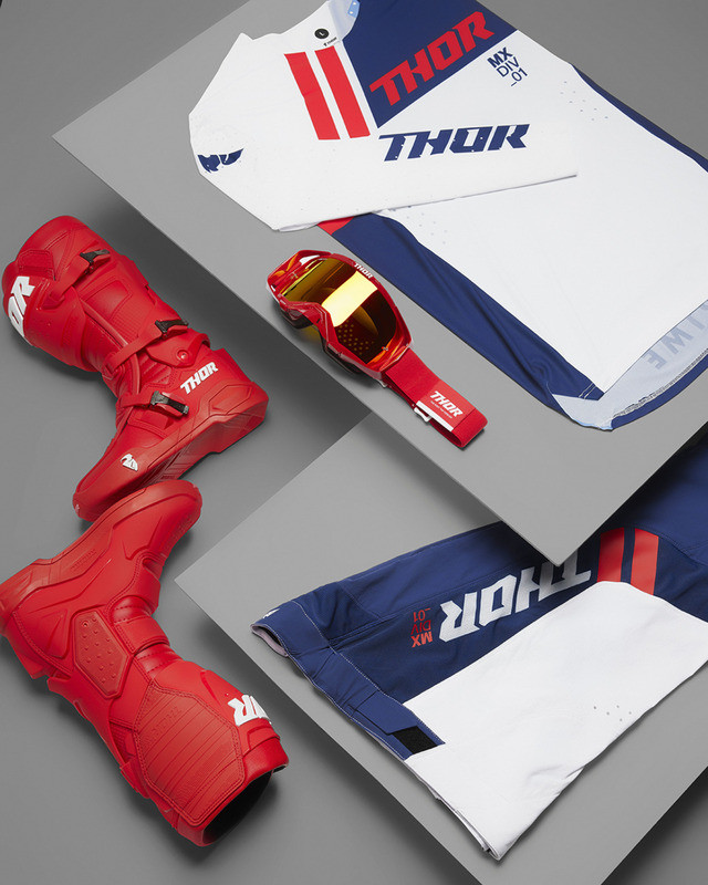 Thor Prime Drive Navy White Pants