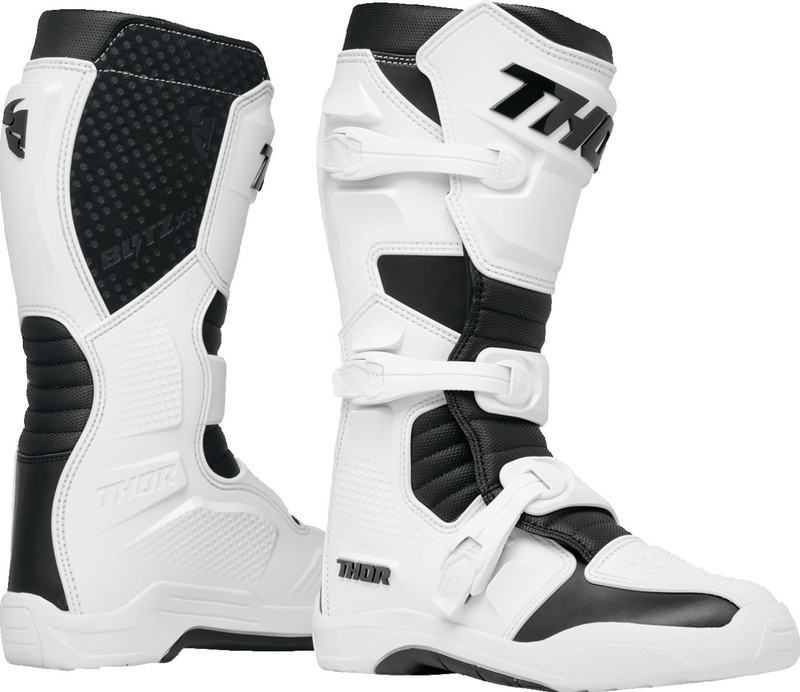 Thor Blitz XR White Black Boots