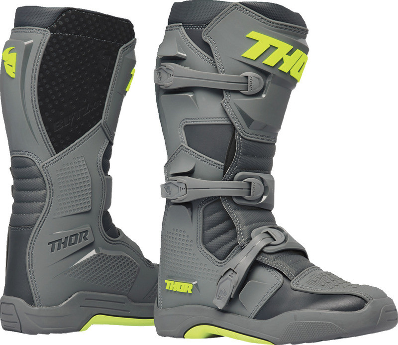 Thor Blitz XR Gray Charcoal Boots - Speed Addicts