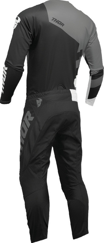Thor Sector Checker Black Gray Jersey
