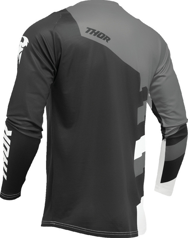Thor Youth Sector Checker Black Gray Jersey