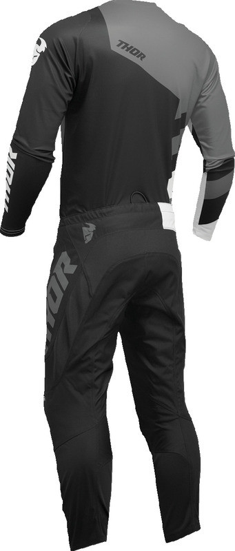 Thor Youth Sector Checker Black Gray Jersey