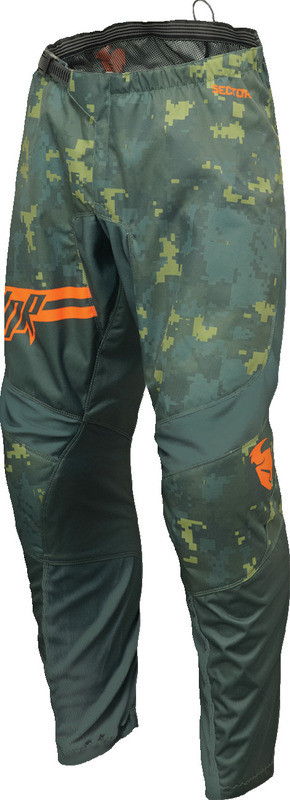 Thor Youth Sector DIGI Green Charcoal Pants