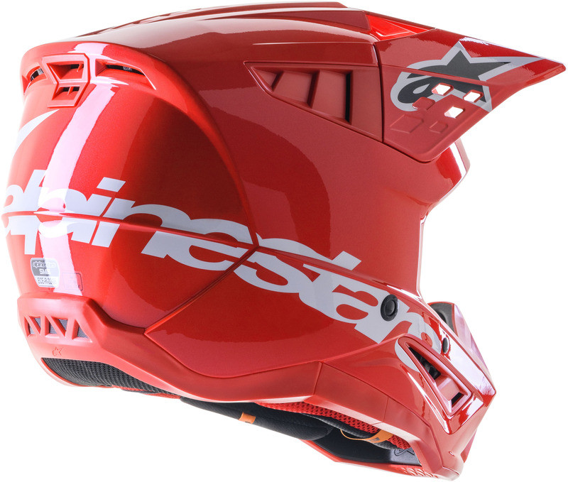 Alpinestars S-M5 Corp Bright Red Glossy Helmet