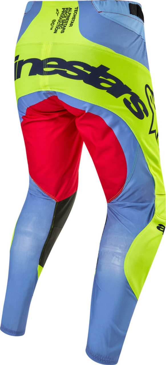 Alpinestars Techstar Ocuri Light Blue Yellow Red Berry Pants