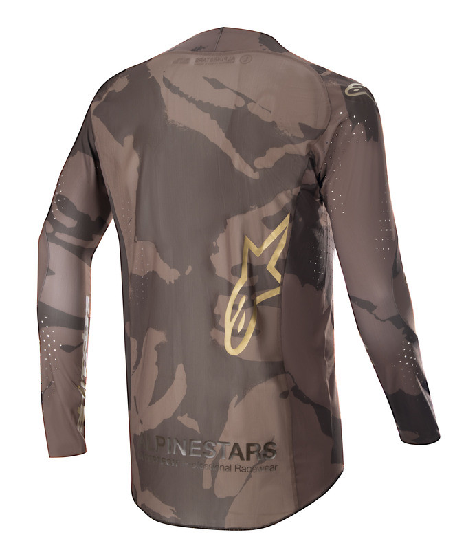 Alpinestars Supertech Le Squad 23 Dark Brown Kangaroo Gold Jersey