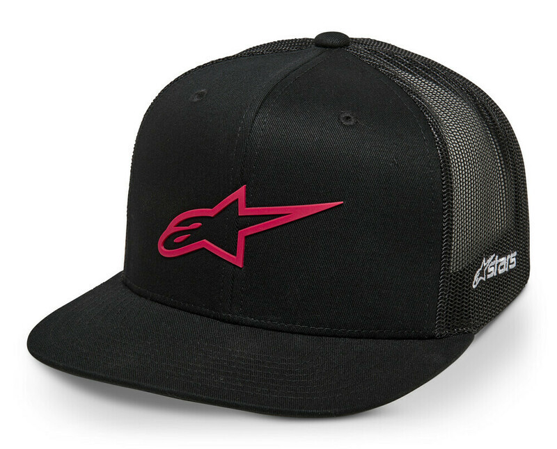 Alpinestars 3D Ageless Black Red Trucker Hat