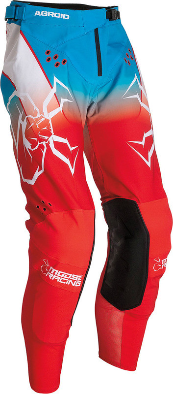 Moose Racing Agroid Red White Blue Fade Pants