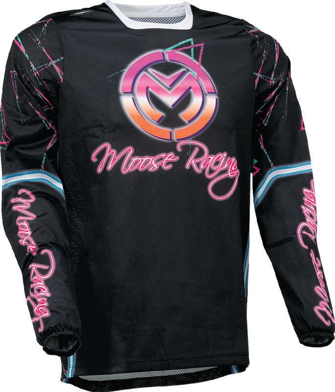 Moose Racing Sahara Pink Black Jersey
