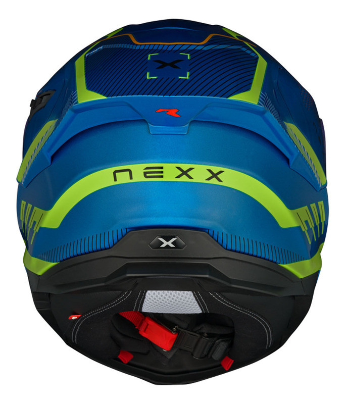 Nexx Y100R Baron Sky Blue Neon Helmet