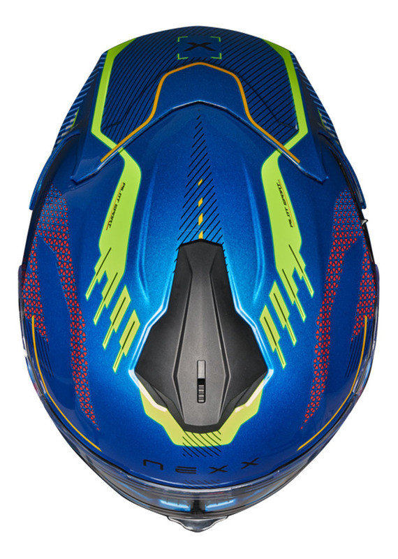 Nexx Y100R Baron Sky Blue Neon Helmet