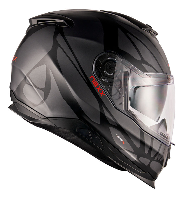 Nexx Y100 B-Side Matte Black Grey Helmet