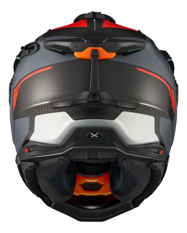 Nexx X.WED3 Carbon Keyo Matte Grey Red Helmet - Speed Addicts