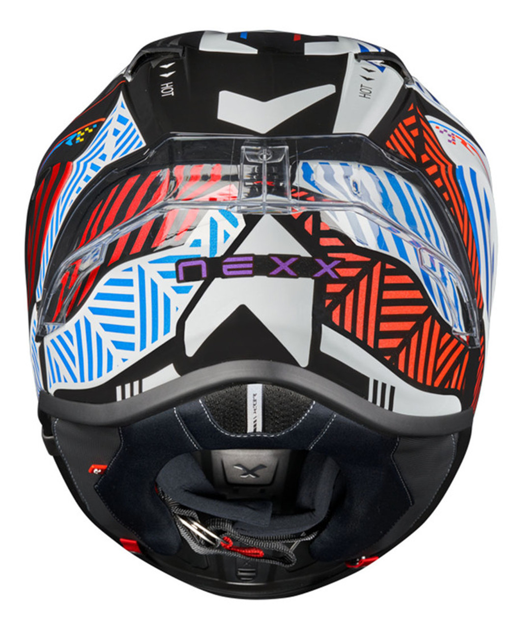 Nexx XR3R Outbreak White Blue Helmet