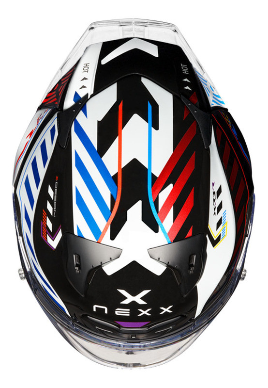 Nexx XR3R Outbreak White Blue Helmet - Speed Addicts