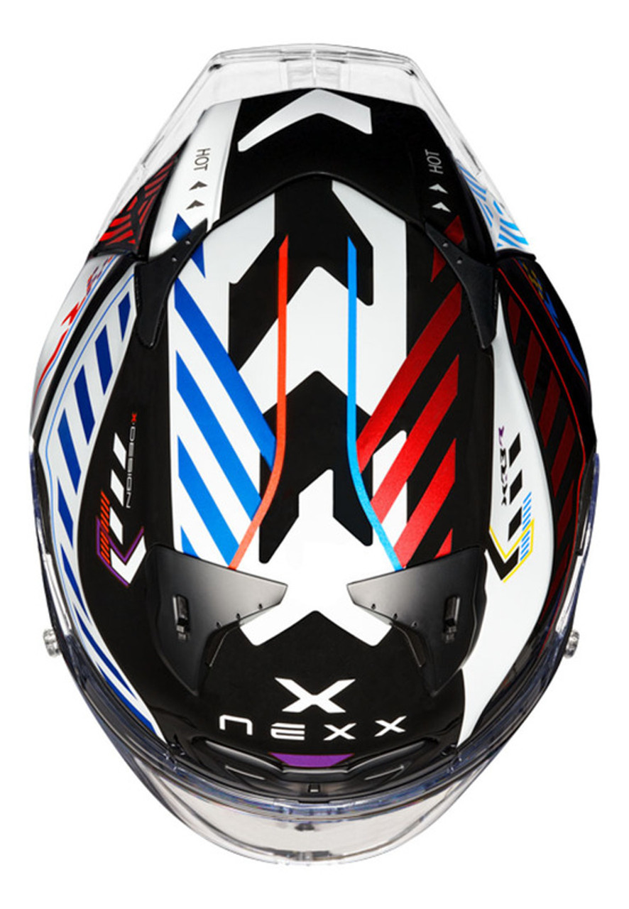 Nexx XR3R Outbreak White Blue Helmet