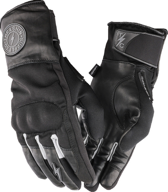 Thrashin Supply Mission Waterproof Black Gloves