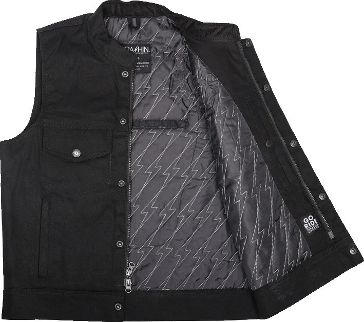Thrashin Supply Nightrider V2 Riding Black Vest